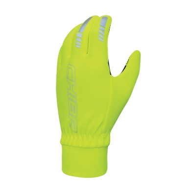 Chiba Bicycle Glove Thermofleece neon yellow - 1 Pair